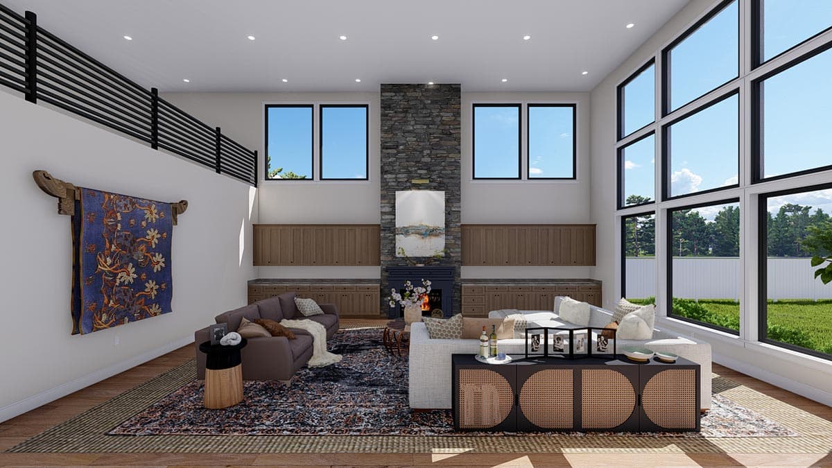Plan 61301UT: Luxury New American Home Plan with Sport Court - Image #17 - Country, Craftsman, New American, Traditional