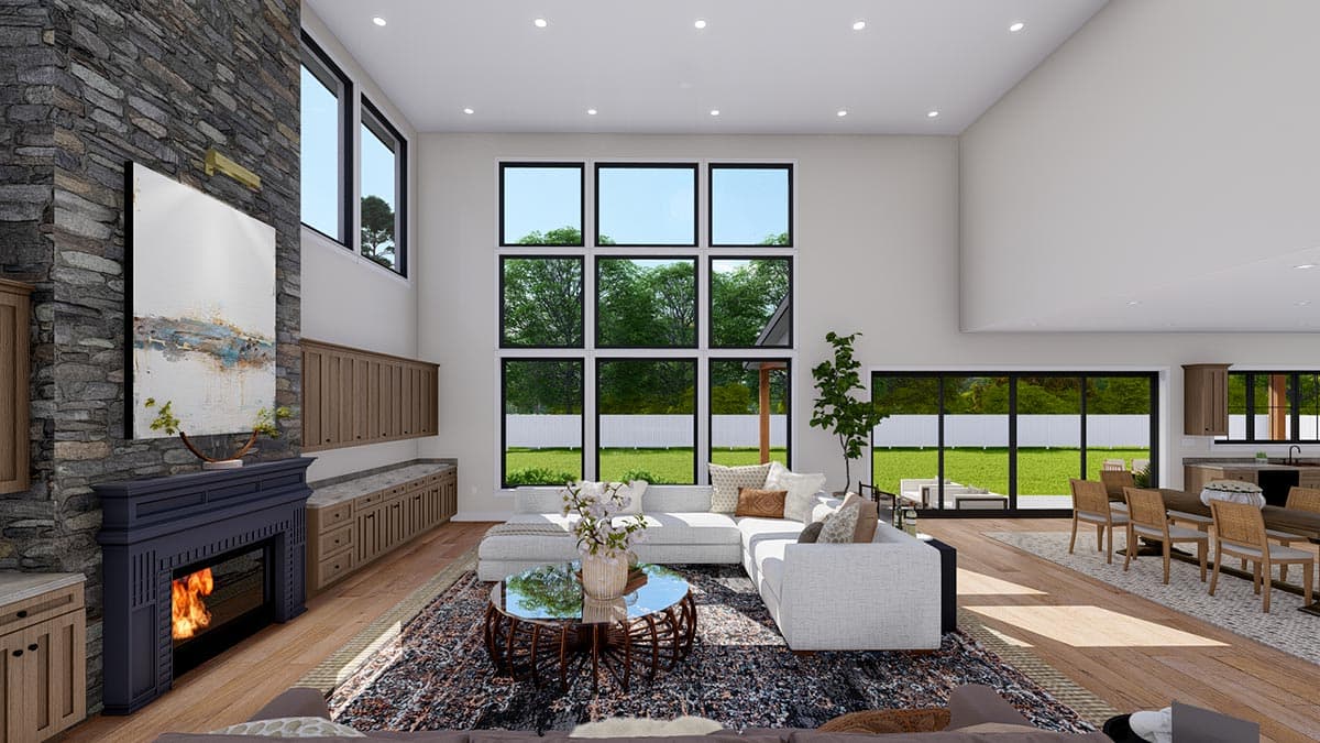 Plan 61301UT: Luxury New American Home Plan with Sport Court - Image #20 - Country, Craftsman, New American, Traditional