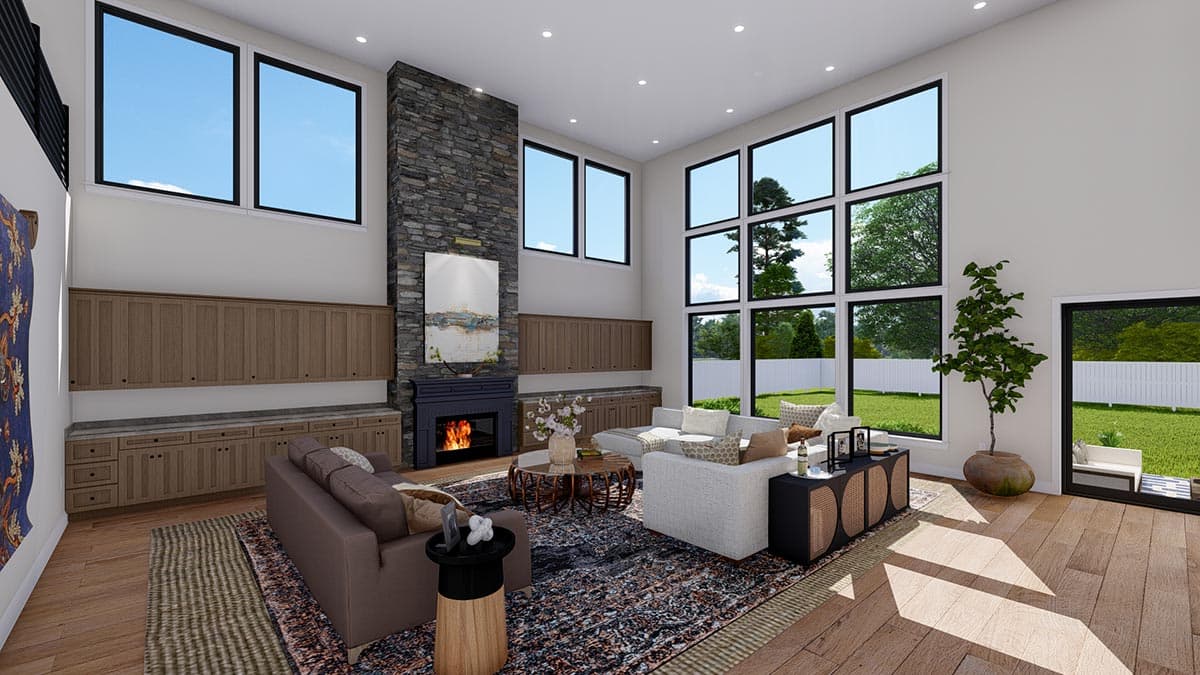 Plan 61301UT: Luxury New American Home Plan with Sport Court - Image #21 - Country, Craftsman, New American, Traditional