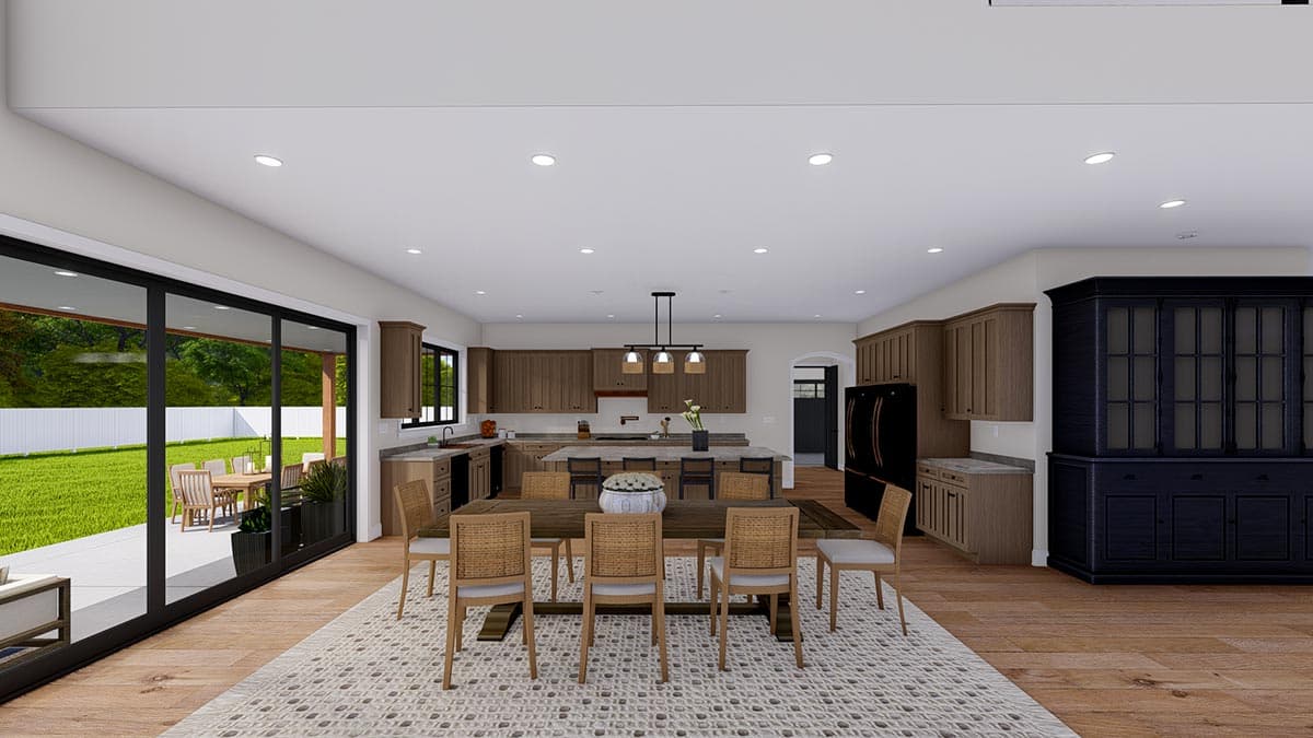 Plan 61301UT: Luxury New American Home Plan with Sport Court - Image #22 - Country, Craftsman, New American, Traditional