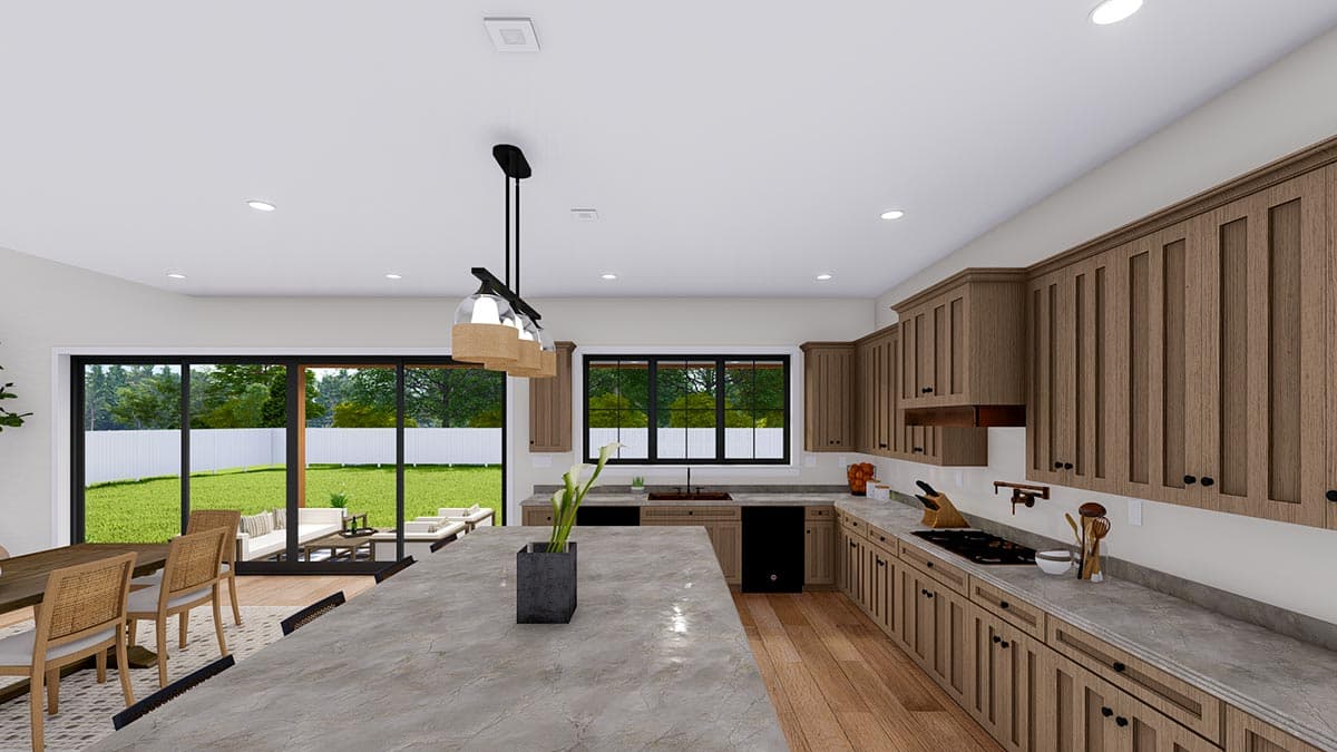 Plan 61301UT: Luxury New American Home Plan with Sport Court - Image #25 - Country, Craftsman, New American, Traditional
