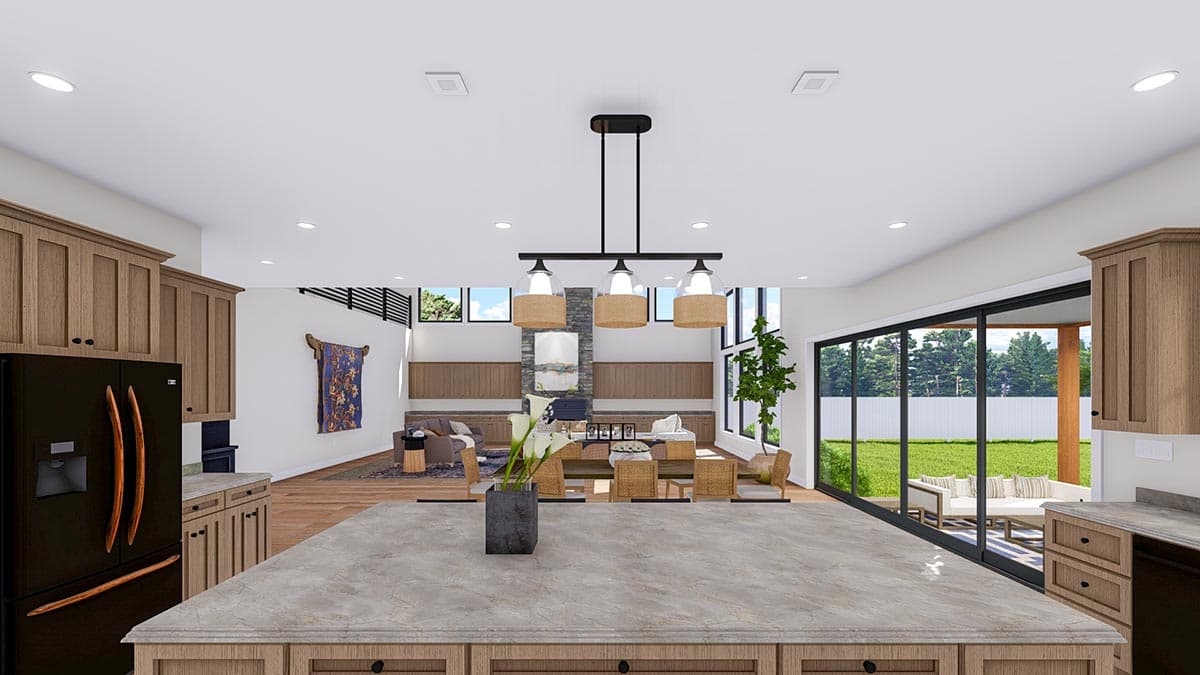Plan 61301UT: Luxury New American Home Plan with Sport Court - Image #26 - Country, Craftsman, New American, Traditional