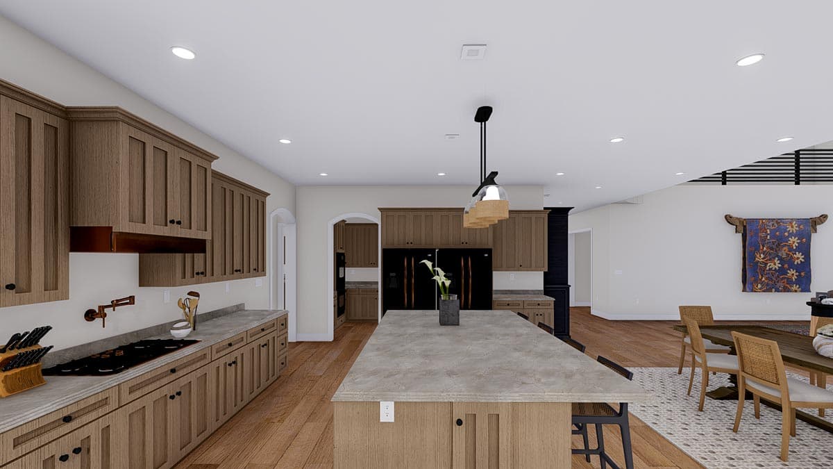 Plan 61301UT: Luxury New American Home Plan with Sport Court - Image #27 - Country, Craftsman, New American, Traditional