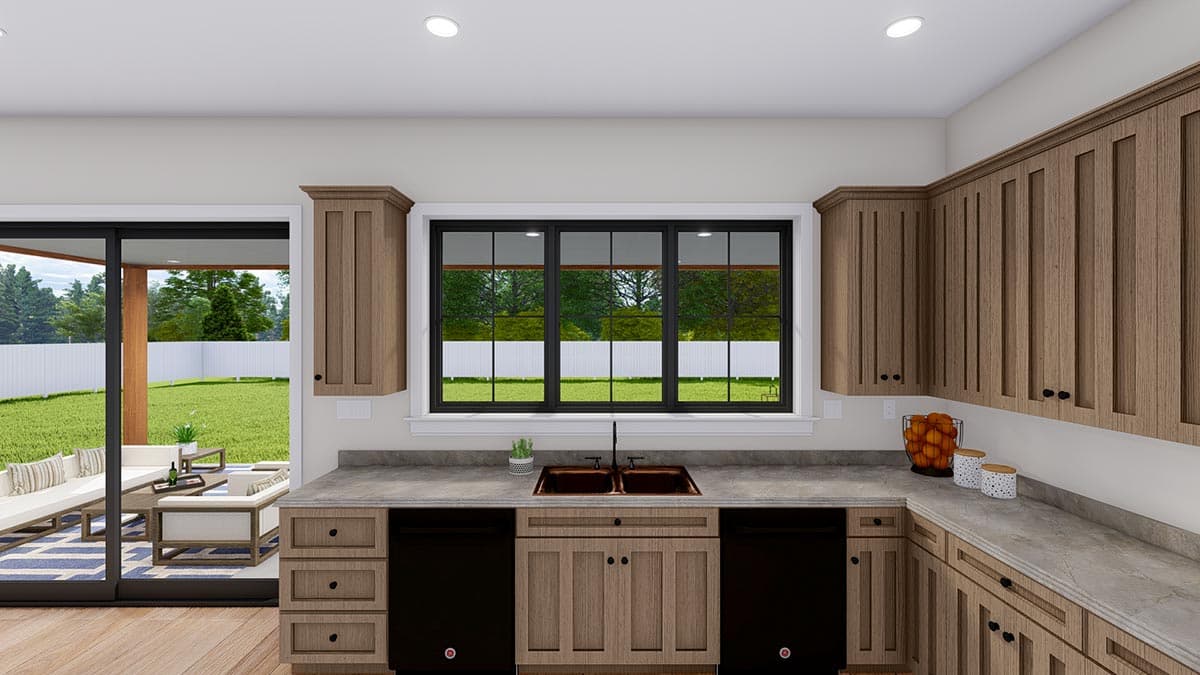 Plan 61301UT: Luxury New American Home Plan with Sport Court - Image #28 - Country, Craftsman, New American, Traditional
