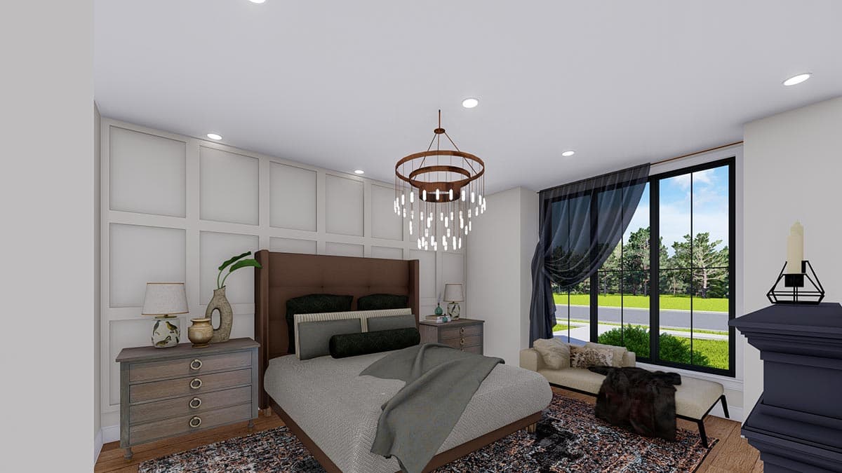 Plan 61301UT: Luxury New American Home Plan with Sport Court - Image #31 - Country, Craftsman, New American, Traditional