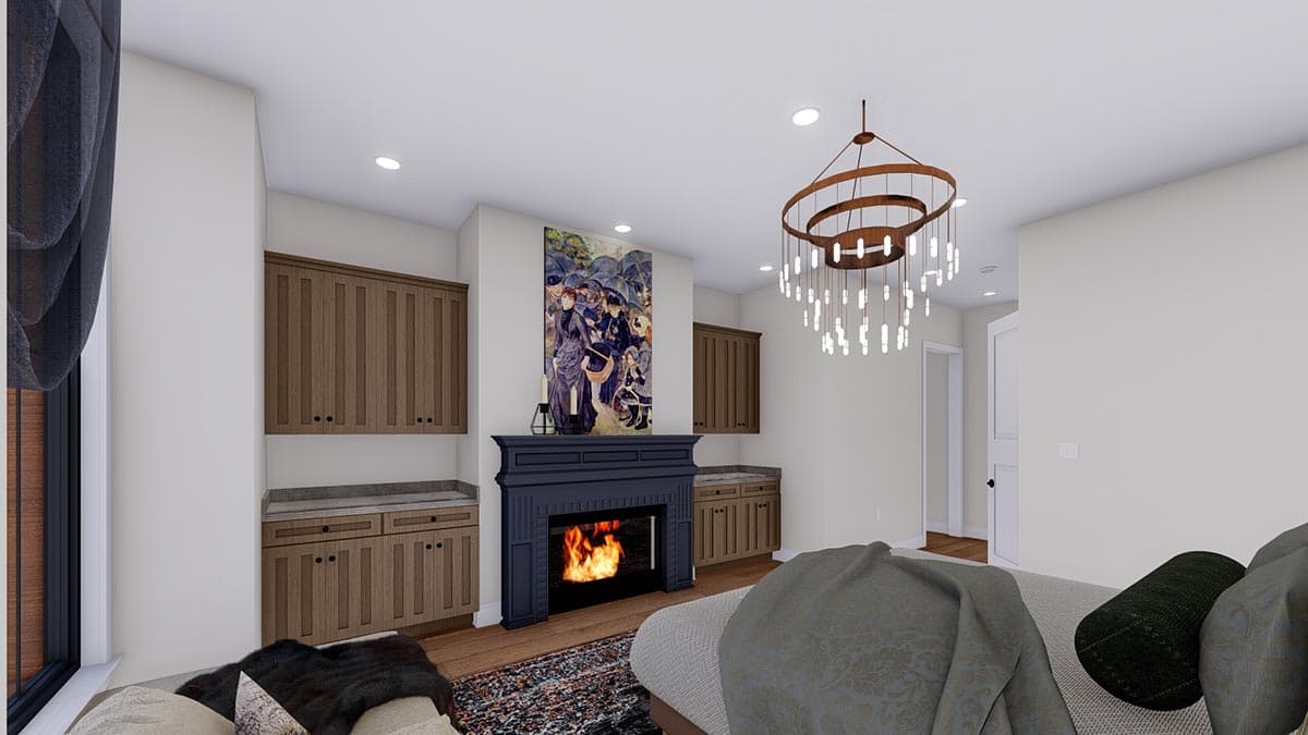 Plan 61301UT: Luxury New American Home Plan with Sport Court - Image #33 - Country, Craftsman, New American, Traditional