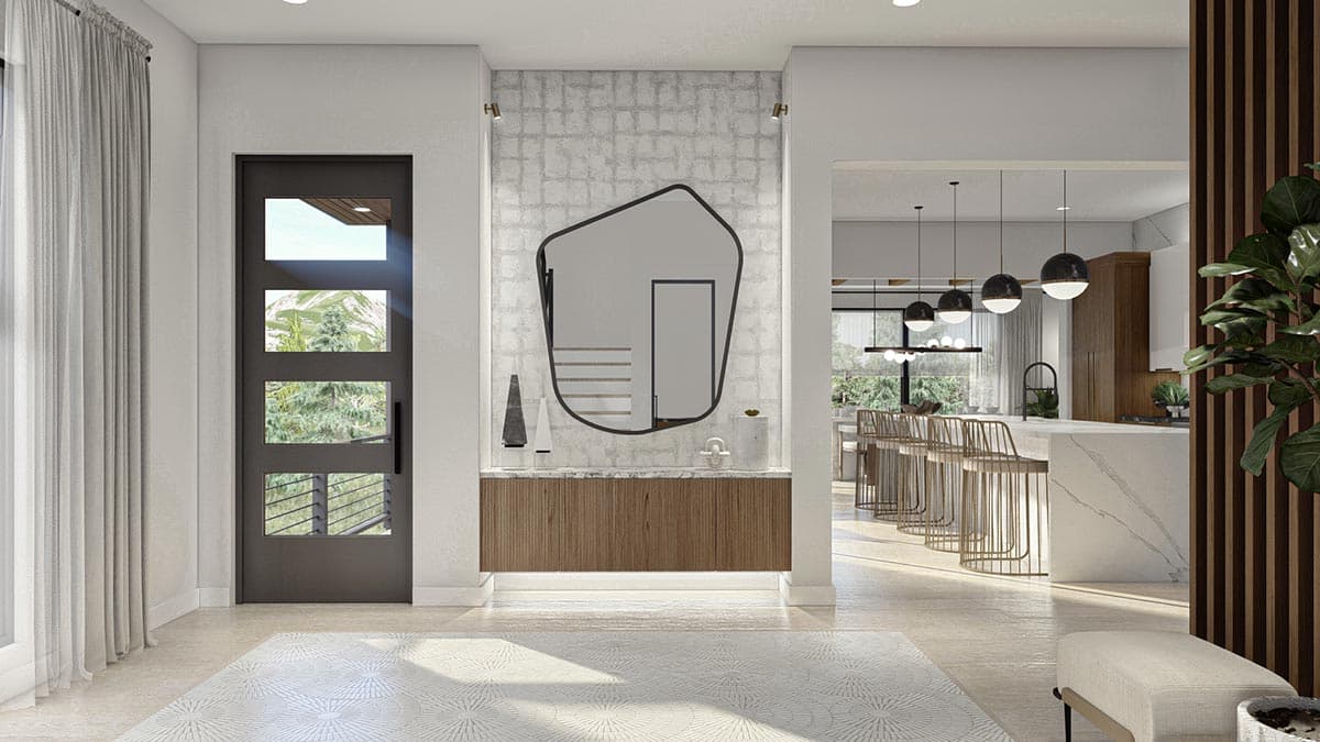 Plan 623145DJ: 2-Story 3-Bed Modern-Style House Plan Under 3000 Square Feet - Image #10 - Contemporary, Mid Century Modern, Modern, Mountain, Northwest, Prairie, Transitional