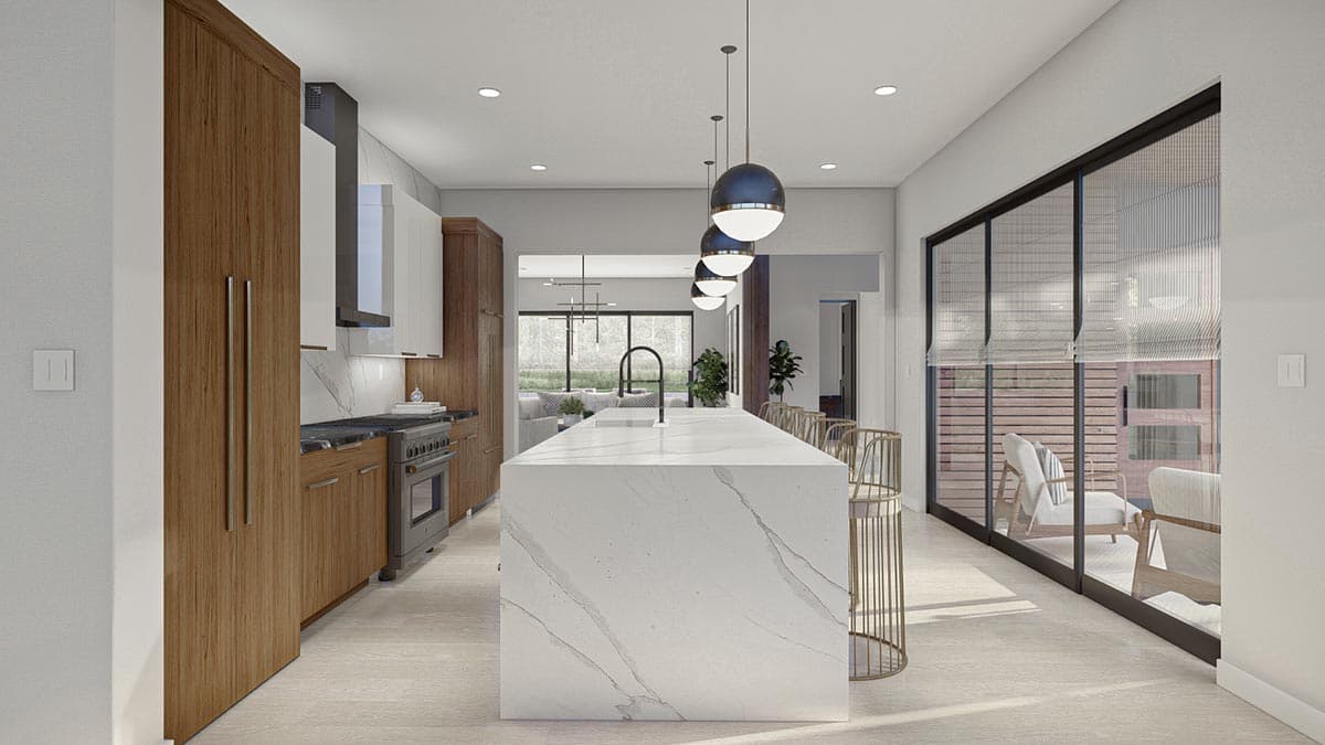 Plan 623145DJ: 2-Story 3-Bed Modern-Style House Plan Under 3000 Square Feet - Image #13 - Contemporary, Mid Century Modern, Modern, Mountain, Northwest, Prairie, Transitional