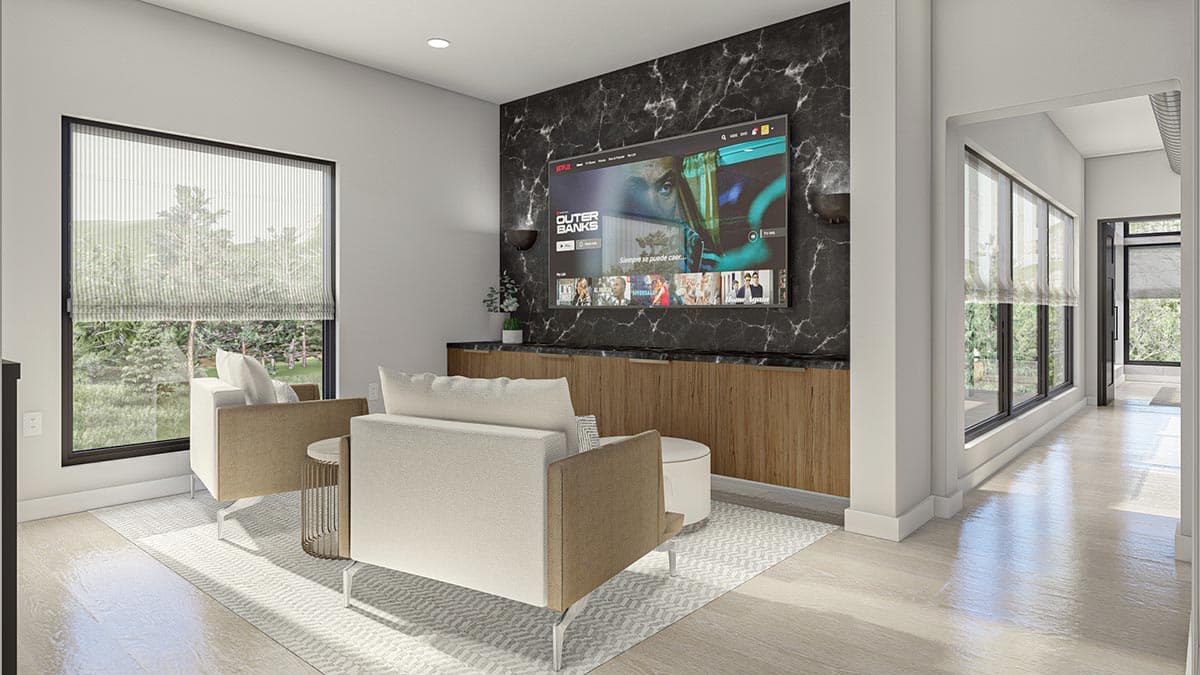 Plan 623145DJ: 2-Story 3-Bed Modern-Style House Plan Under 3000 Square Feet - Image #17 - Contemporary, Mid Century Modern, Modern, Mountain, Northwest, Prairie, Transitional