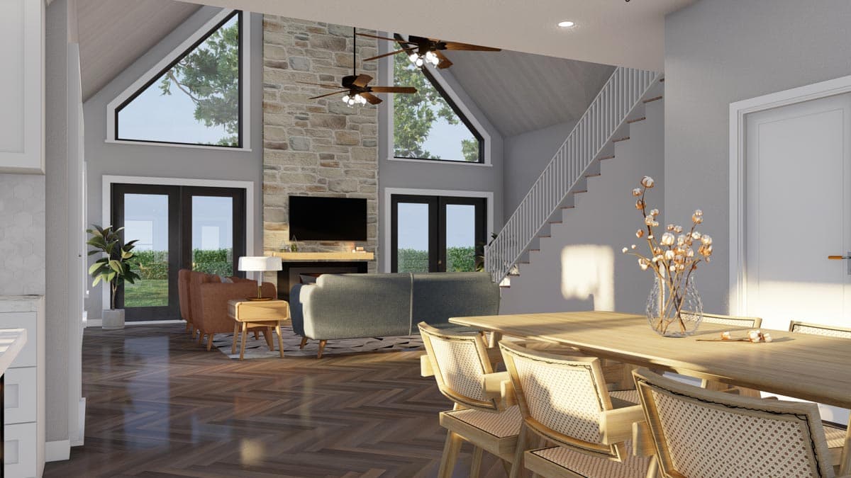 Plan 70792MK: 3-Bed Modern Cottage Under 2200 Square Feet - Image #9 - Cottage, Country, Traditional