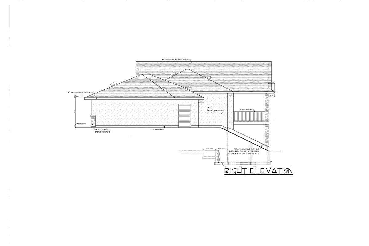 Plan 81767AB: Transitional Ranch Home Plan with Walkout Basement - Image #5 - Ranch, Transitional