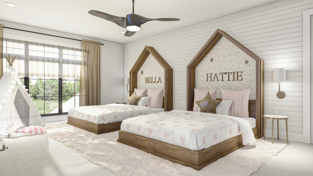 Plan 623148DJ: Beautiful Barndominium with Wraparound Porch and Outdoor Seating - Image #20 - Barndominium, Country, Craftsman, Modern Farmhouse, New American