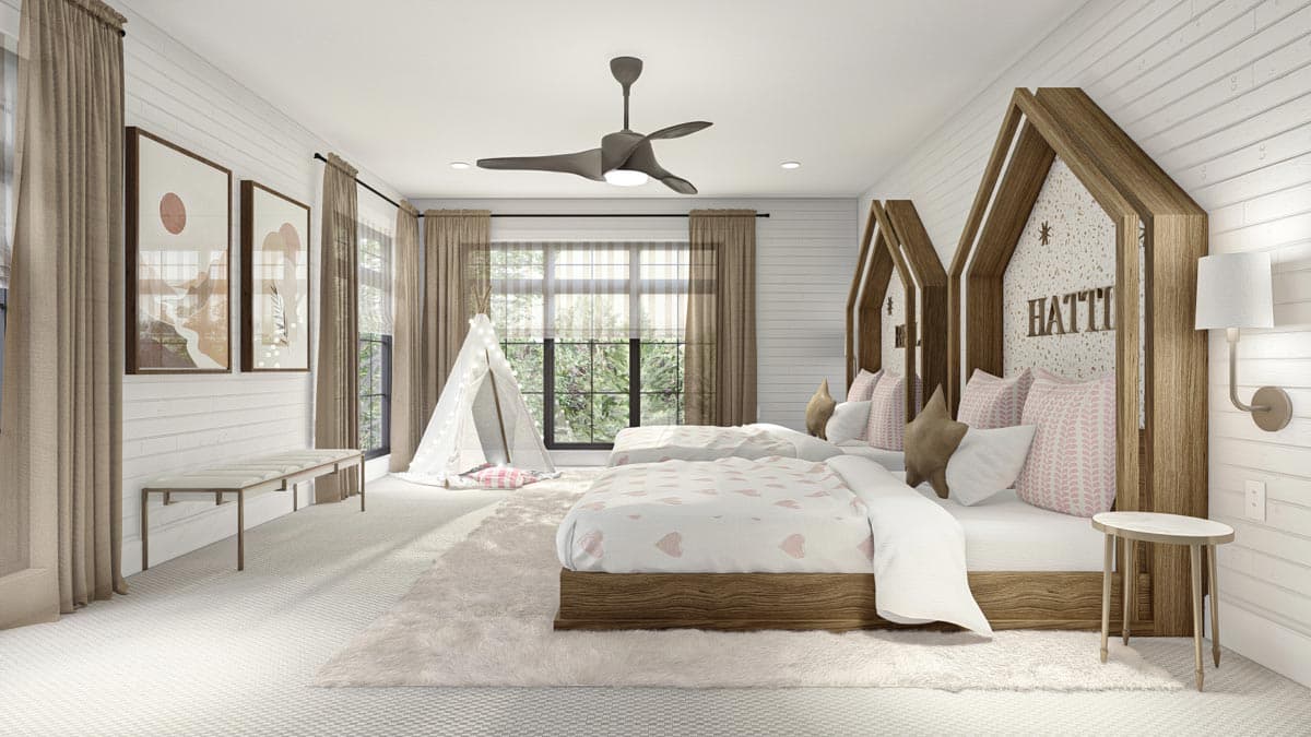 Plan 623148DJ: Beautiful Barndominium with Wraparound Porch and Outdoor Seating - Image #21 - Barndominium, Country, Craftsman, Modern Farmhouse, New American