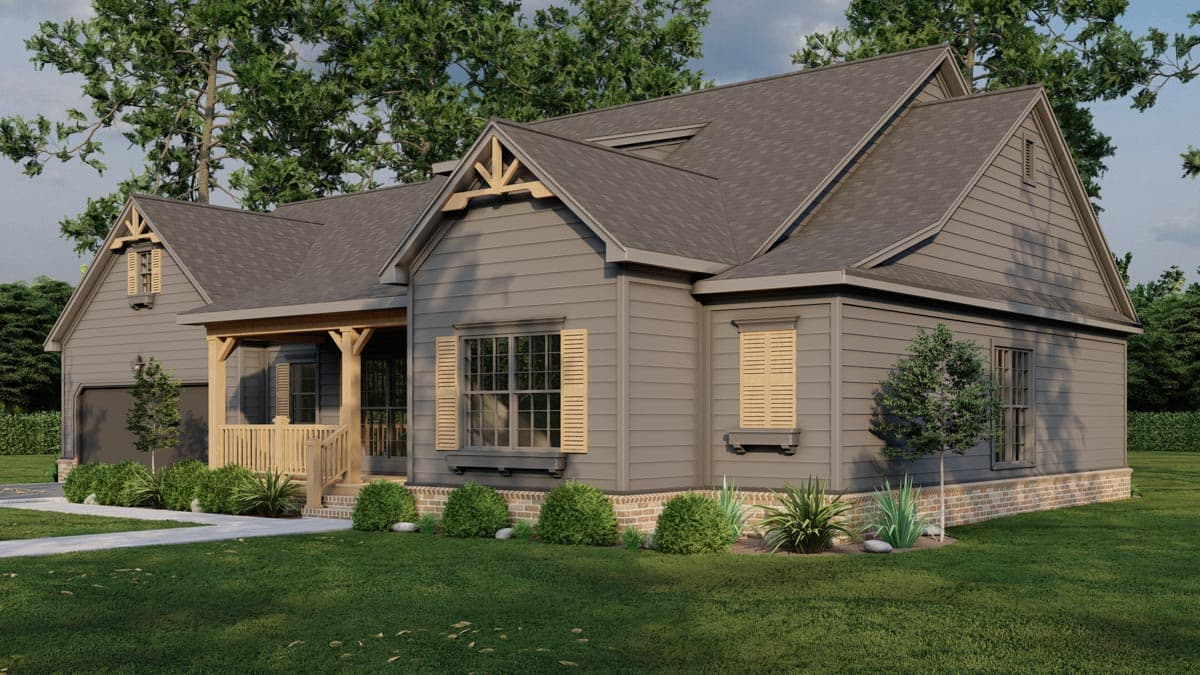 Plan 70793MK: 2200 Square Foot Modern Farmhouse Plan with 4 Bedrooms and Optional Bonus - Image #8 - Country, Farmhouse, Modern Farmhouse, New American, Rustic, Traditional