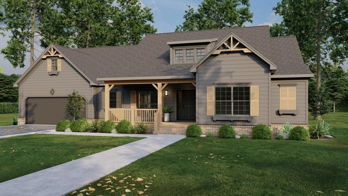 Plan 70793MK: 2200 Square Foot Modern Farmhouse Plan with 4 Bedrooms and Optional Bonus - Image #9 - Country, Farmhouse, Modern Farmhouse, New American, Rustic, Traditional