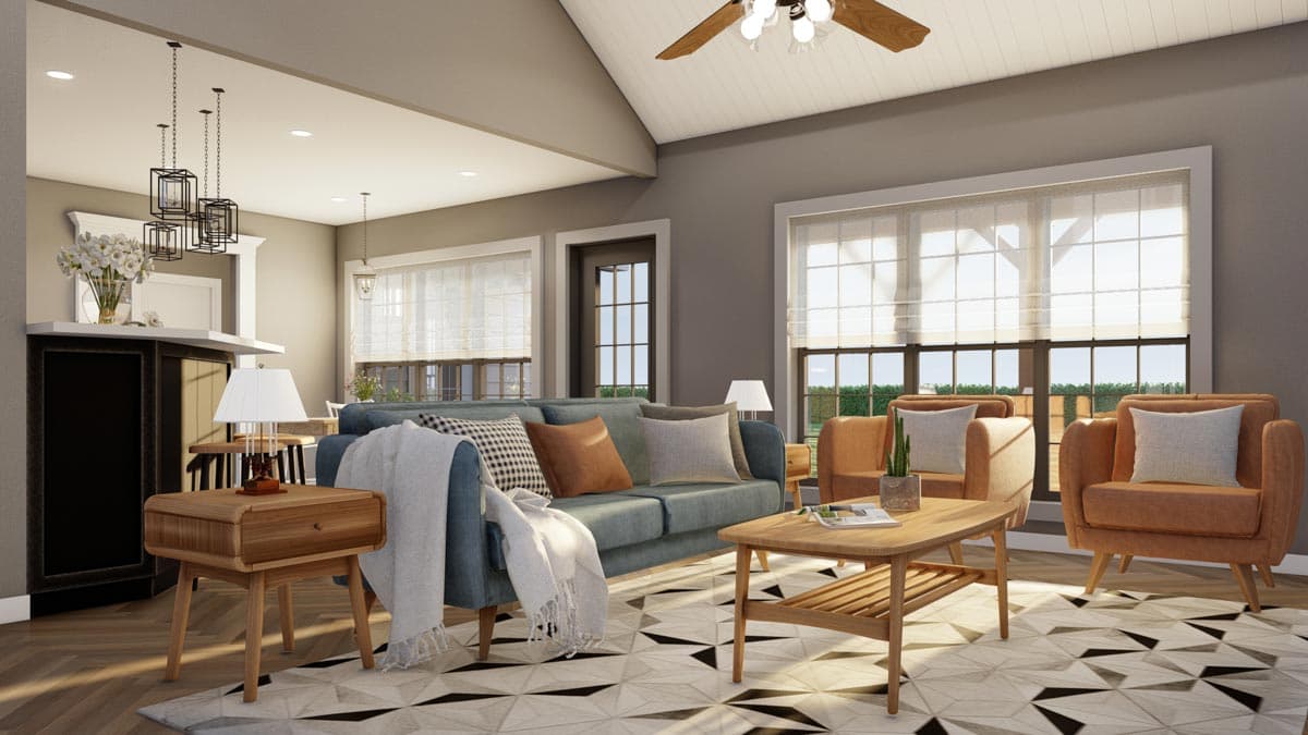 Plan 70793MK: 2200 Square Foot Modern Farmhouse Plan with 4 Bedrooms and Optional Bonus - Image #13 - Country, Farmhouse, Modern Farmhouse, New American, Rustic, Traditional