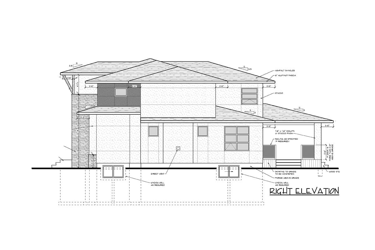 Plan 81768AB: 2-Story Modern Home Plan with Private Homeowner Level - Image #12 - Contemporary, Modern, Northwest, Prairie