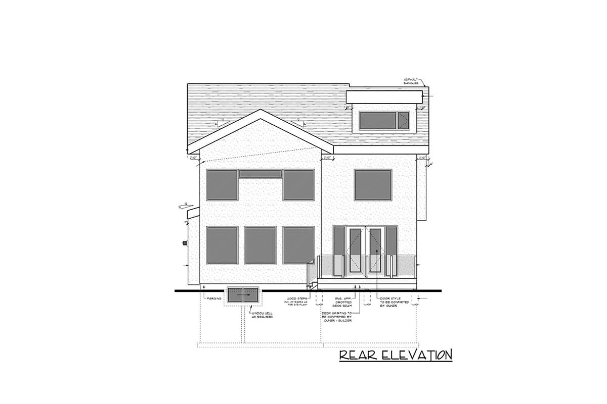 Plan 81771AB: Modern 3000 Square Foot Home Plan 3rd Floor Office and Loft - Image #4 - Contemporary, Modern, Northwest