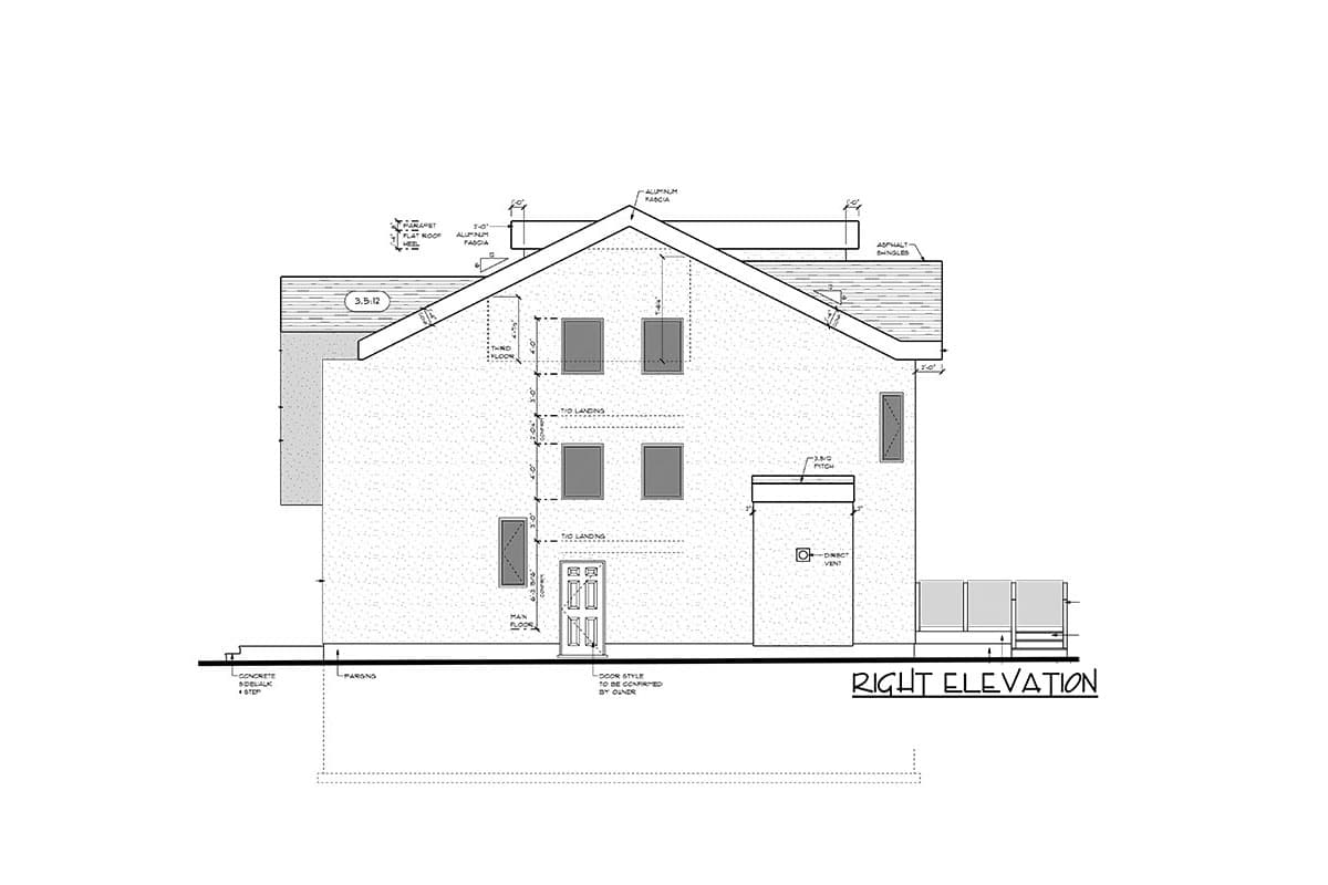 Plan 81771AB: Modern 3000 Square Foot Home Plan 3rd Floor Office and Loft - Image #5 - Contemporary, Modern, Northwest