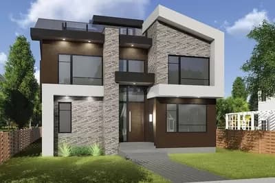 Modern 3000 Square Foot Home Plan 3rd Floor Office and Loft