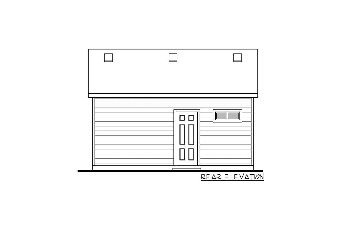 Plan 370038SEN: 400 Square Foot New American Backyard ADU - Image #4 - Contemporary, Cottage, Country, New American, Vacation