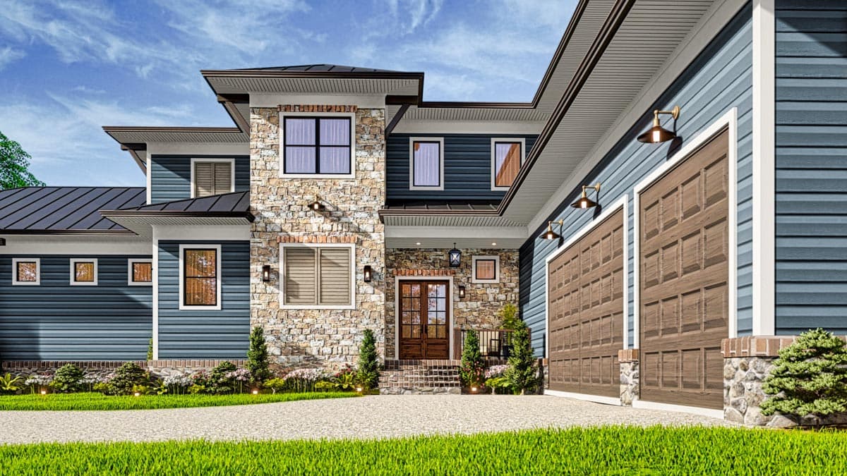 Plan 25785GE: 5-Bed House Plan Under 5000 Square Feet with Great Outdoor Spaces in Back - Image #7 - Craftsman, Mountain, New American, Transitional