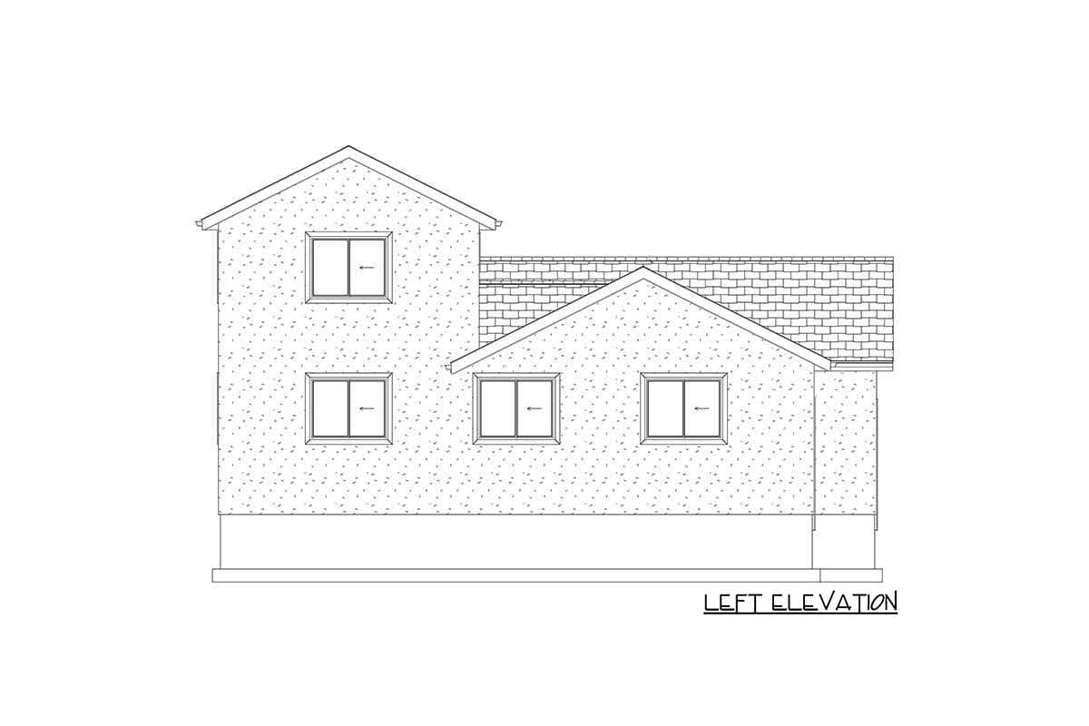 Plan 61304UT: 4-Car Garage with Over 1500 Square Feet of Parking Space with Loft Above - Image #7 - Contemporary, Modern, Northwest
