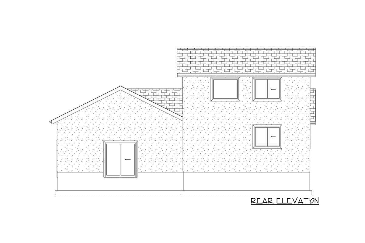 Plan 61304UT: 4-Car Garage with Over 1500 Square Feet of Parking Space with Loft Above - Image #8 - Contemporary, Modern, Northwest