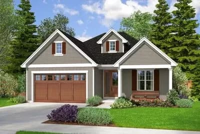 Flexible One-Story House Plan with Up To 3 Beds Under 1500 Square Feet