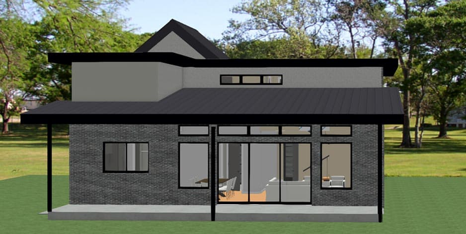 Plan 570004LEF: 4 Bed 2700 Square Foot Modern Home Plan with Flex Room - Image #9 - Contemporary, Modern, Northwest