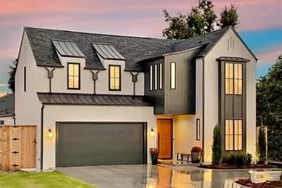 Transitional 3-Bed Scandinavian-Style House Plan with Home Office and Open Layout
