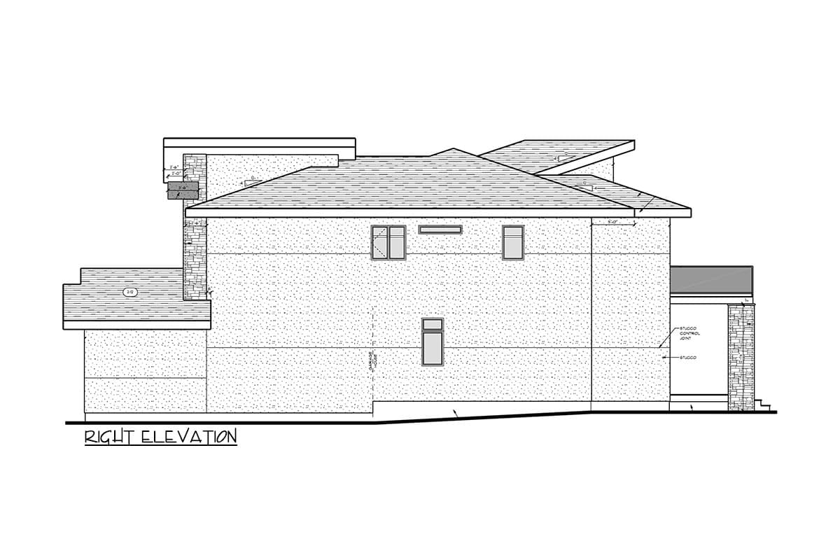Plan 81774AB: Modern House Plan Under 4200 Square Feet with Flex Rooms and Optional Lower Level - Image #7 - Contemporary, Mid Century Modern, Modern, Mountain, Northwest