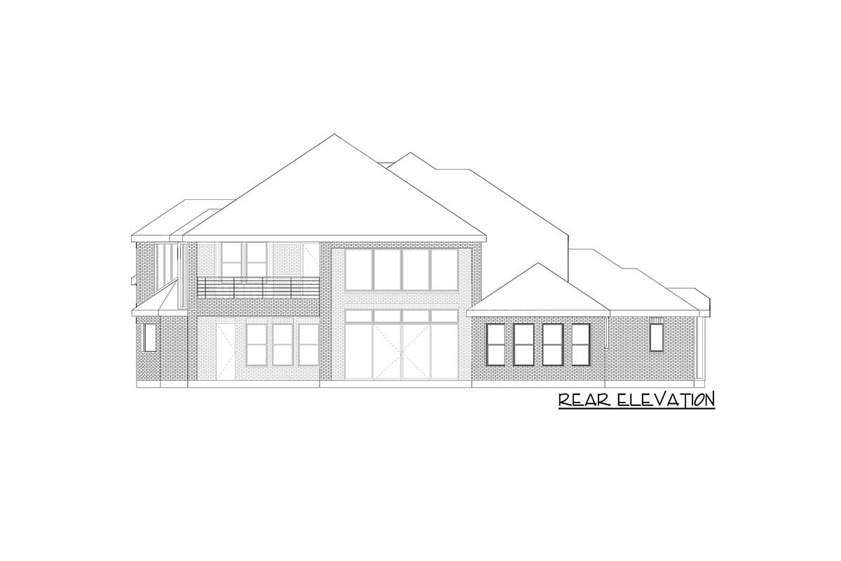 Plan 36678TX: 4200 Square Foot Country Home Plan with 2-Story Great Room - Image #8 - European, Hill Country, Transitional