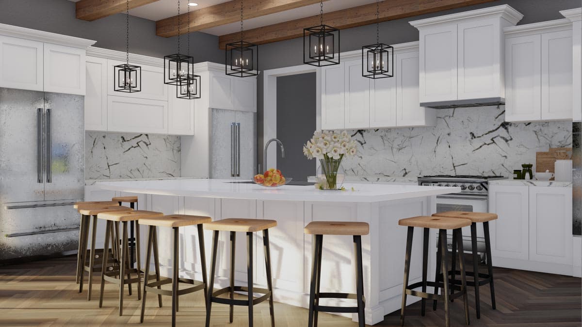 Plan 70795MK: 3-Bed Rustic Home Plan with 4-Car Garage and Expansion to Fourth Bedroom - 2340 Sq Ft - Image #13 - Country, Craftsman, European, Hill Country, Ranch, Southern