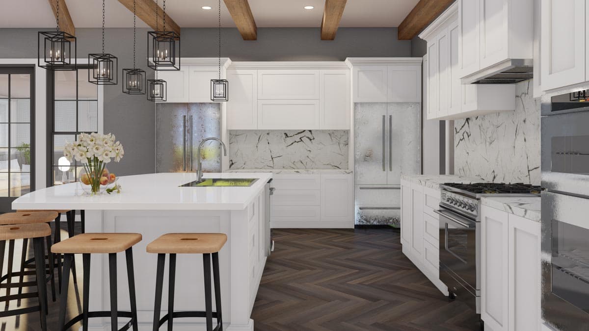 Plan 70795MK: 3-Bed Rustic Home Plan with 4-Car Garage and Expansion to Fourth Bedroom - 2340 Sq Ft - Image #15 - Country, Craftsman, European, Hill Country, Ranch, Southern