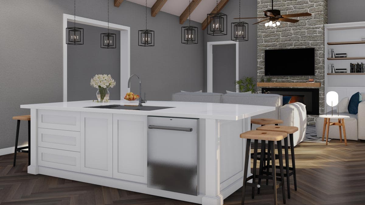 Plan 70795MK: 3-Bed Rustic Home Plan with 4-Car Garage and Expansion to Fourth Bedroom - 2340 Sq Ft - Image #16 - Country, Craftsman, European, Hill Country, Ranch, Southern