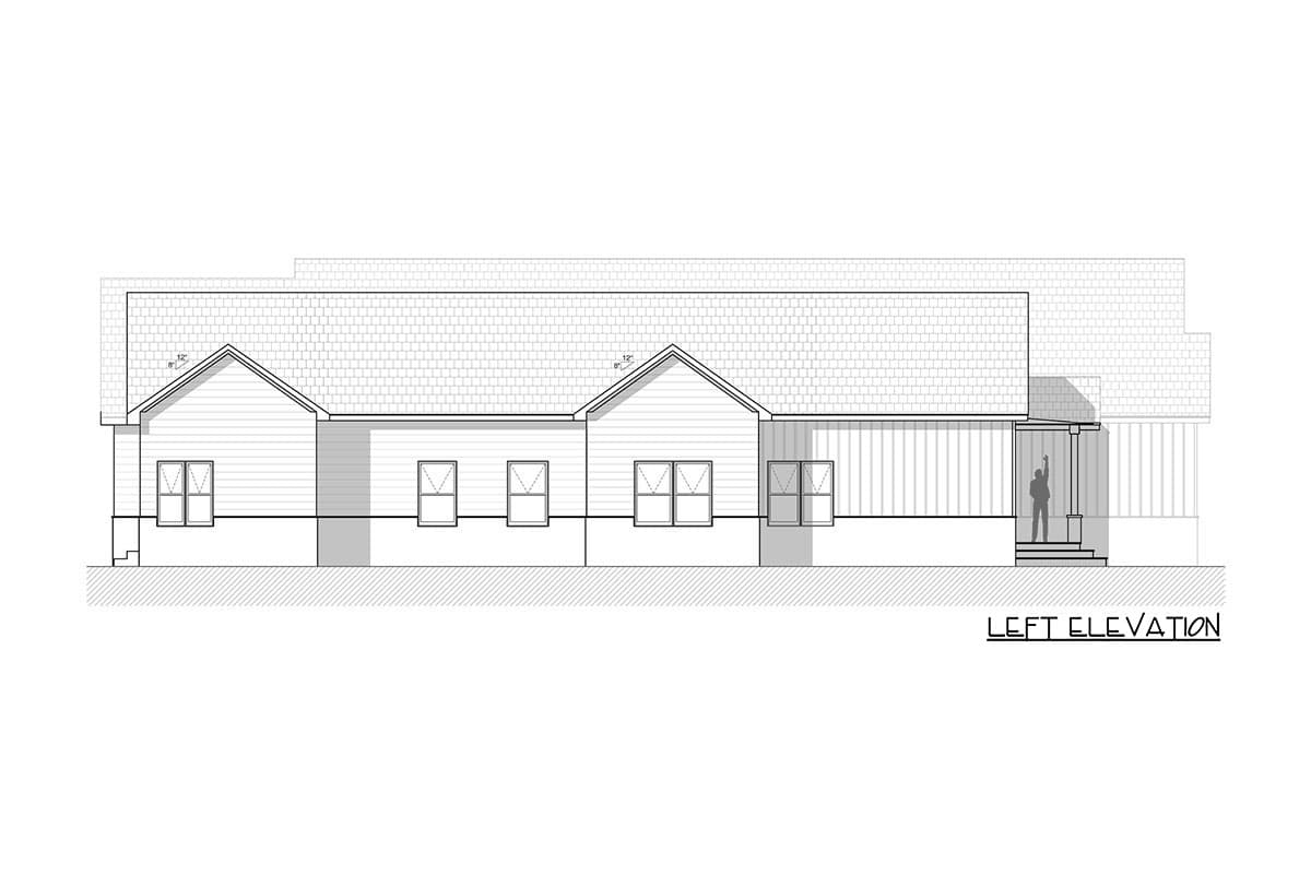 Plan 311037RMZ: 4100 Square Foot Modern Farmhouse Ranch with Large Dining Room - Image #6 - Country, Craftsman, Hill Country, Modern Farmhouse, Ranch, Transitional