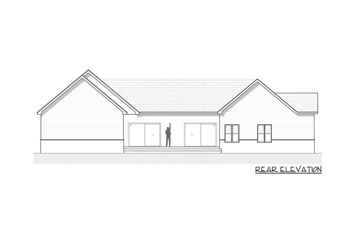 Plan 311037RMZ: 4100 Square Foot Modern Farmhouse Ranch with Large Dining Room - Image #7 - Country, Craftsman, Hill Country, Modern Farmhouse, Ranch, Transitional