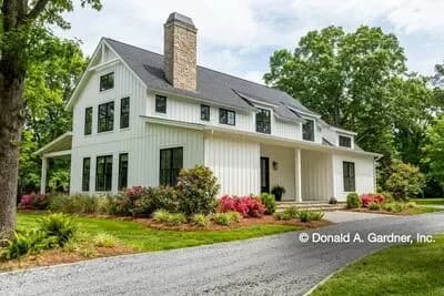 Barndo-style House Plan Under 3000 Square Feet with Bonus Above Garage