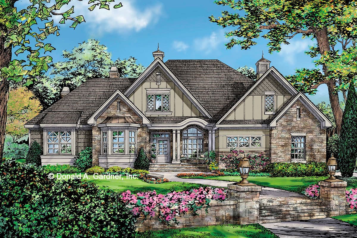 Plan 444361GDN: One-story Craftsman Ranch Home Plan Under 2500 Square Feet with Bonus Expansion - Image #8 - Craftsman, New American, Ranch