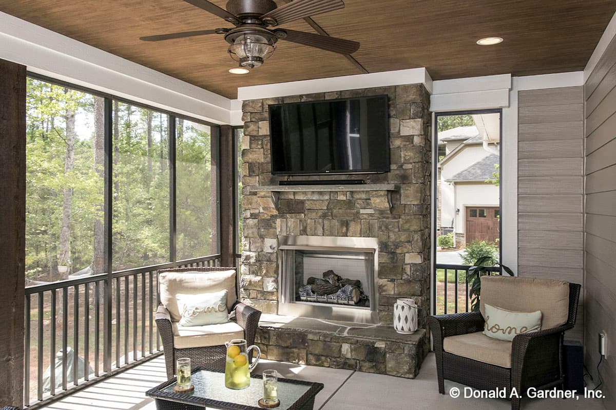 Plan 444363GDN: 2500 Square Foot 4-Bed Stone Ranch Home Plan - Image #14 - Craftsman, New American, Southern
