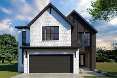 Transitional European Home Plan with Rooftop Deck and Option to Finish Basement - 3265 Sq Ft