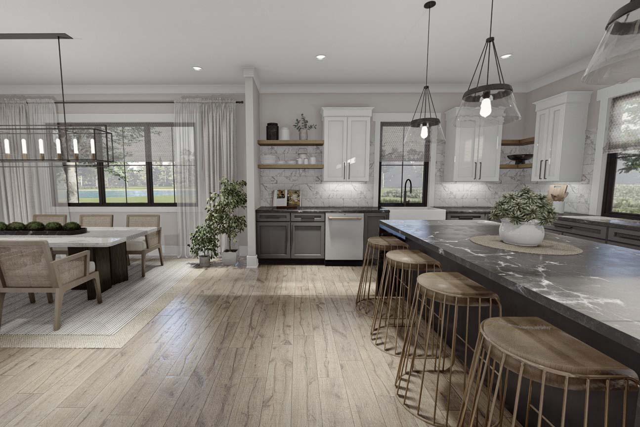 Plan 623150DJ: 2 Bed Cottage with Dogtrot Attached to Poolhouse - Virtual Tour Cover Image - Cottage, Country, Ranch, Rustic, Southern, Traditional, Vacation