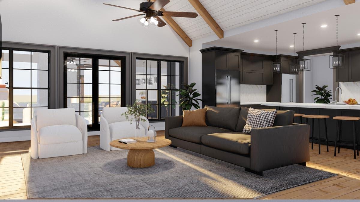 Plan 70796MK: Single Story 4-Bed Modern Farmhouse Plan with RV Garage - Image #11 - Country, Craftsman, Farmhouse, Modern Farmhouse, New American, Northwest, Ranch, Rustic, Traditional