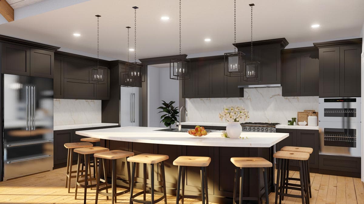 Plan 70796MK: Single Story 4-Bed Modern Farmhouse Plan with RV Garage - Image #12 - Country, Craftsman, Farmhouse, Modern Farmhouse, New American, Northwest, Ranch, Rustic, Traditional