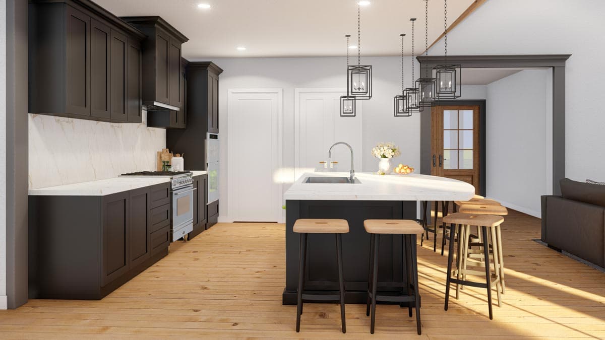 Plan 70796MK: Single Story 4-Bed Modern Farmhouse Plan with RV Garage - Image #14 - Country, Craftsman, Farmhouse, Modern Farmhouse, New American, Northwest, Ranch, Rustic, Traditional