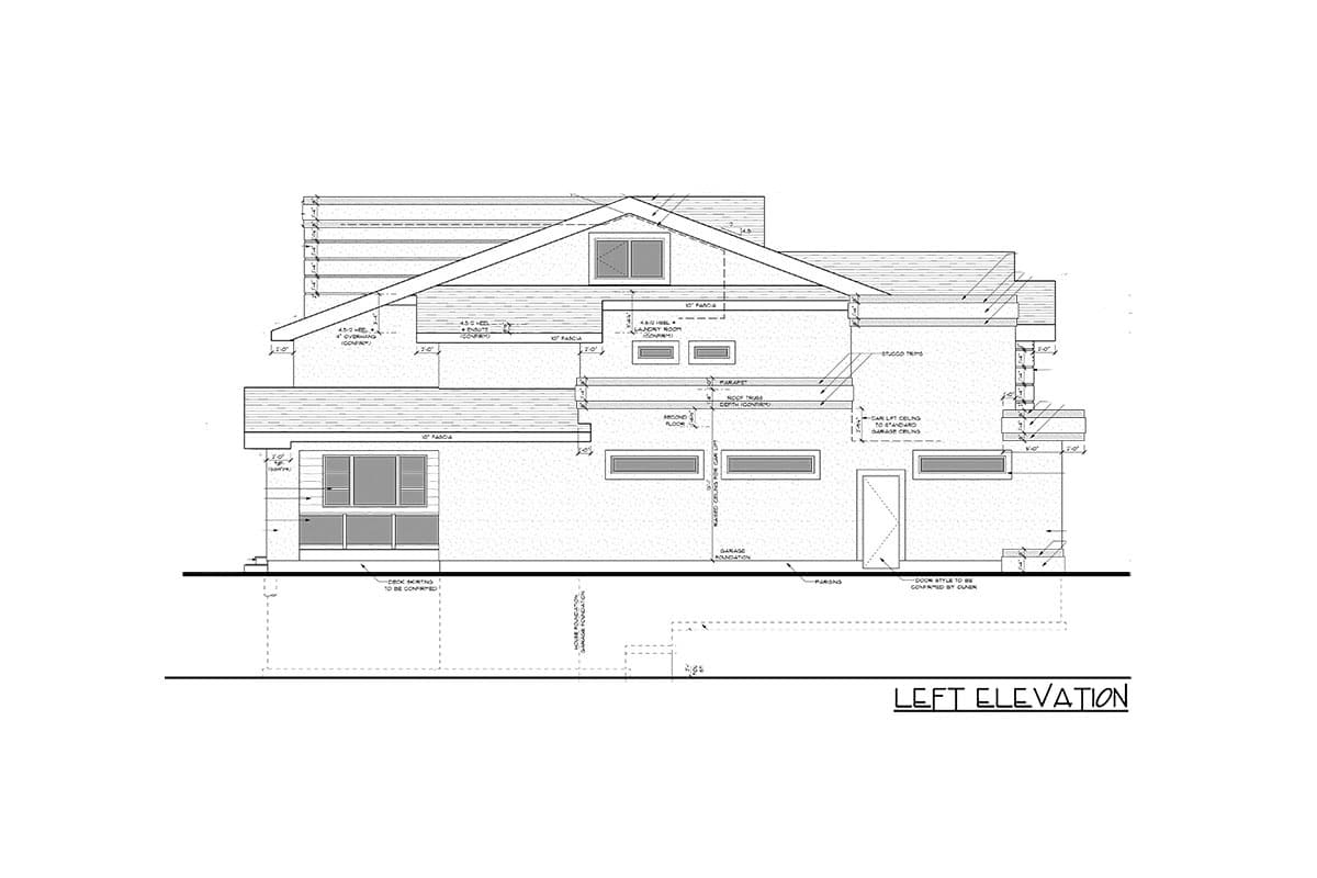 Plan 81790AB: 3-Story Contemporary Home Plan with In-law Suite and Rooftop Deck - Image #7 - Contemporary, Modern, Northwest, Transitional