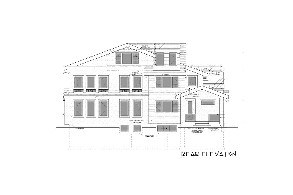 Plan 81790AB: 3-Story Contemporary Home Plan with In-law Suite and Rooftop Deck - Image #8 - Contemporary, Modern, Northwest, Transitional