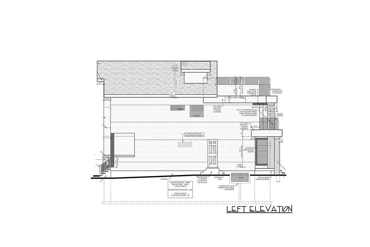Plan 81791AB: Modern Northwest Home Plan with Rooftop Deck and 2-Bed Basement Suite - Image #4 - Contemporary, Mid Century Modern, Modern, Northwest
