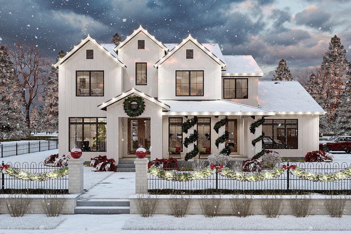 Plan 623151DJ: 3-Gabled 3000 Square Foot 4-Bed Transitional Farmhouse Plan - Image #18 - Country, Craftsman, New American, Transitional